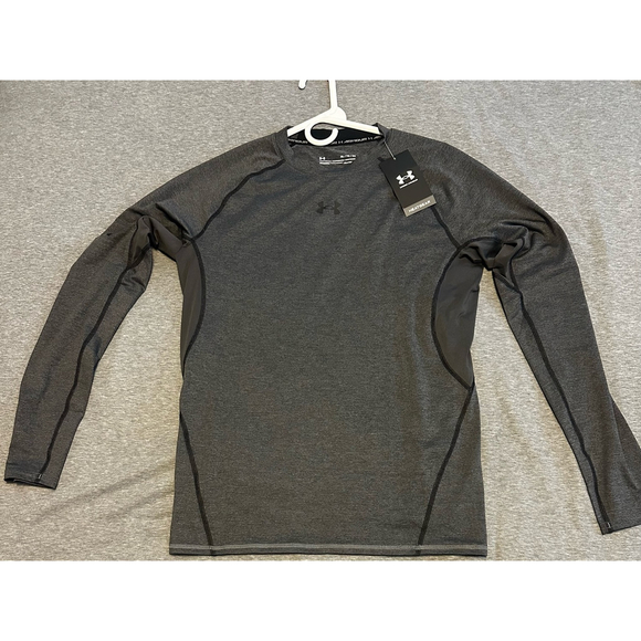 Men's Under Armour Gray Long Sleeve Shirt XL - Picture 1 of 4